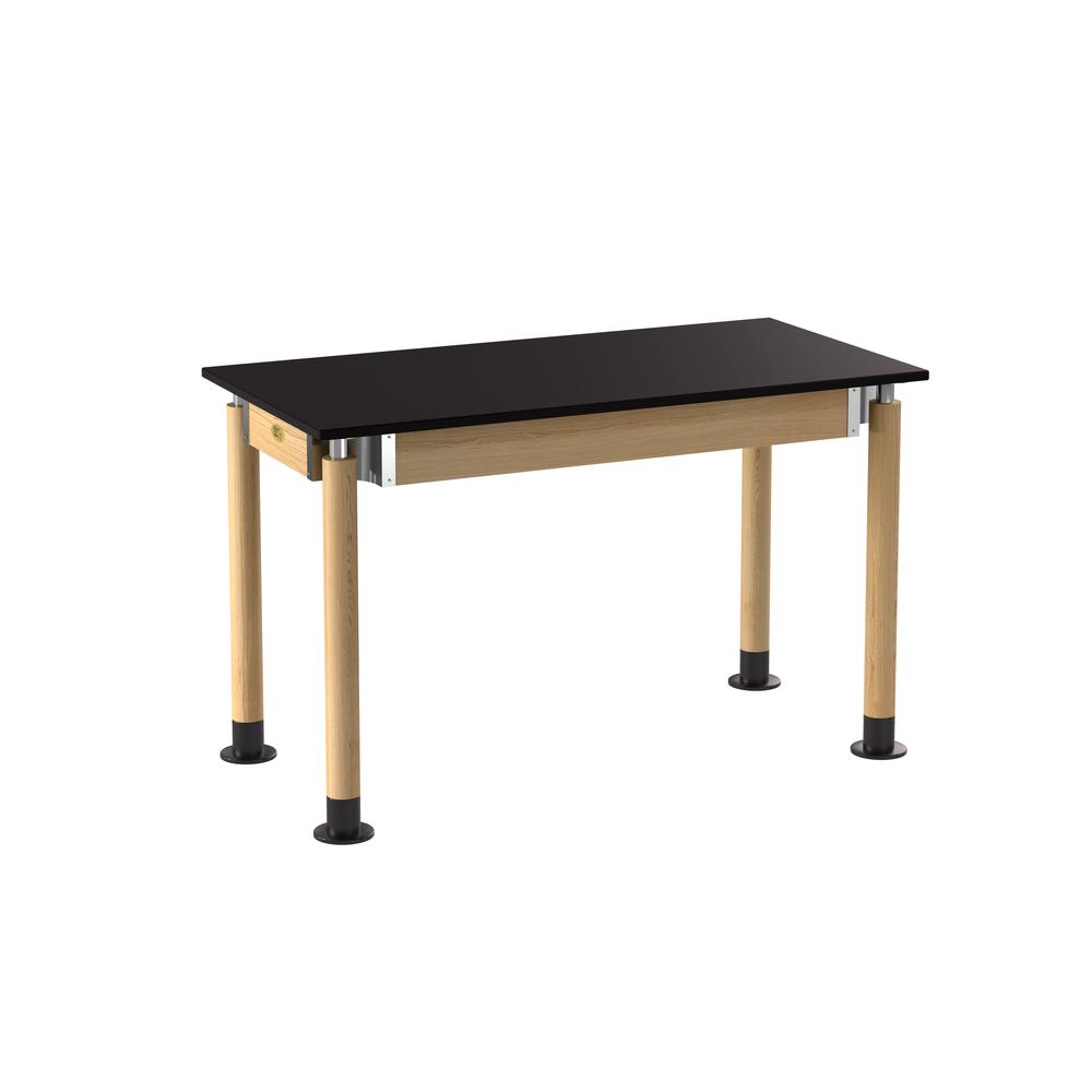 NPS® Signature Science Lab Table, Oak, 24 x 48, Phenolic Top,. Picture 1