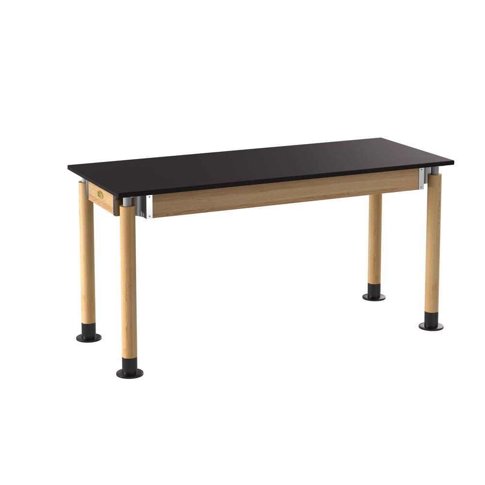 NPS® Signature Science Lab Table, Oak, 24 x 60, Phenolic Top,. The main picture.