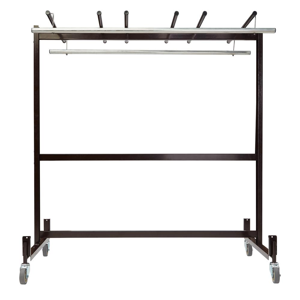 NPS® Table & Chair Storage Truck With Checkerette Bars. Picture 4