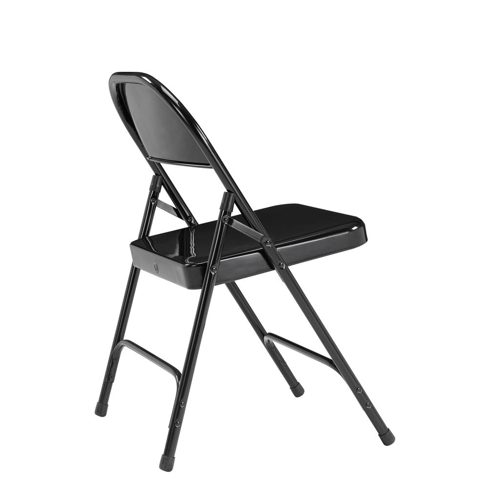 NPS® 50 Series All-Steel Folding Chair, Black (Pack of 4). Picture 3