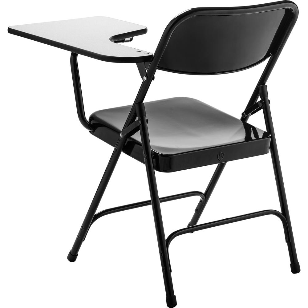 NPS® 5200 Series Tablet Arm Folding Chair, Left Arm, Black (Pack of 2). Picture 4