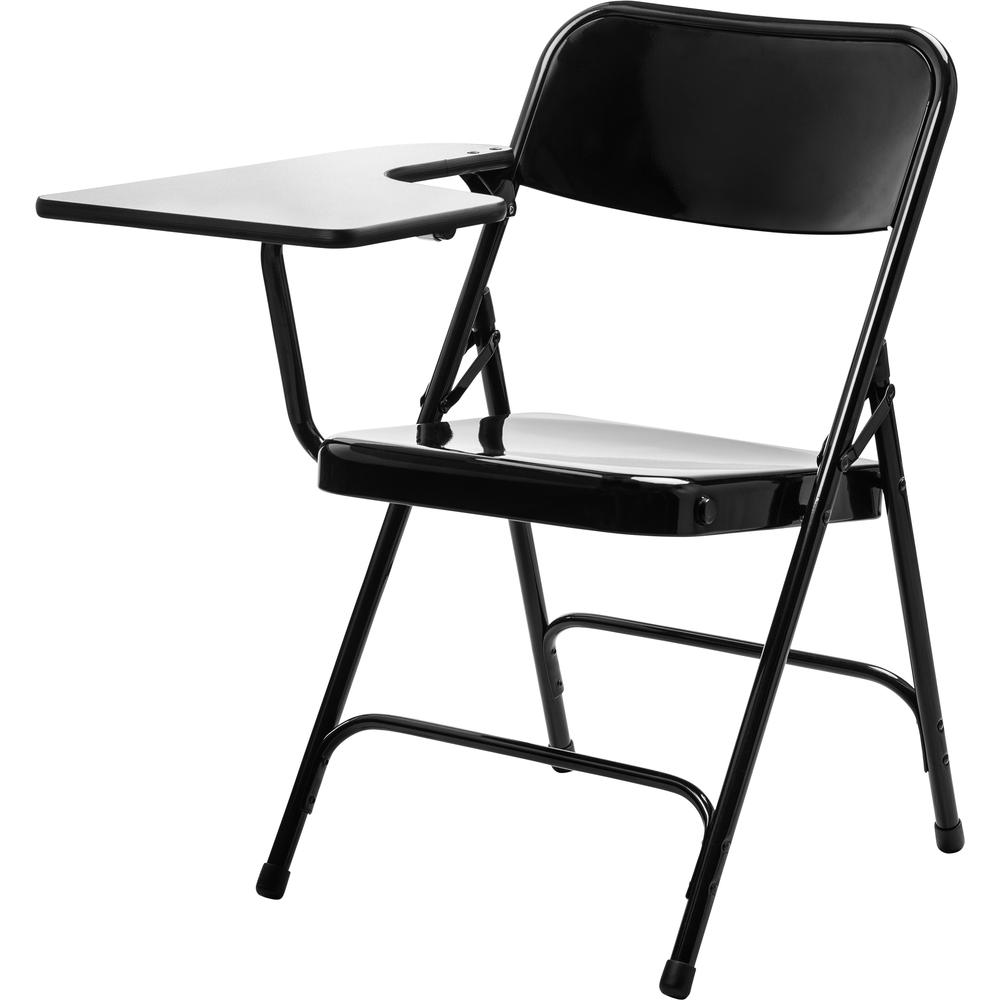 NPS® 5200 Series Tablet Arm Folding Chair, Right Arm, Black (Pack of 2). Picture 2