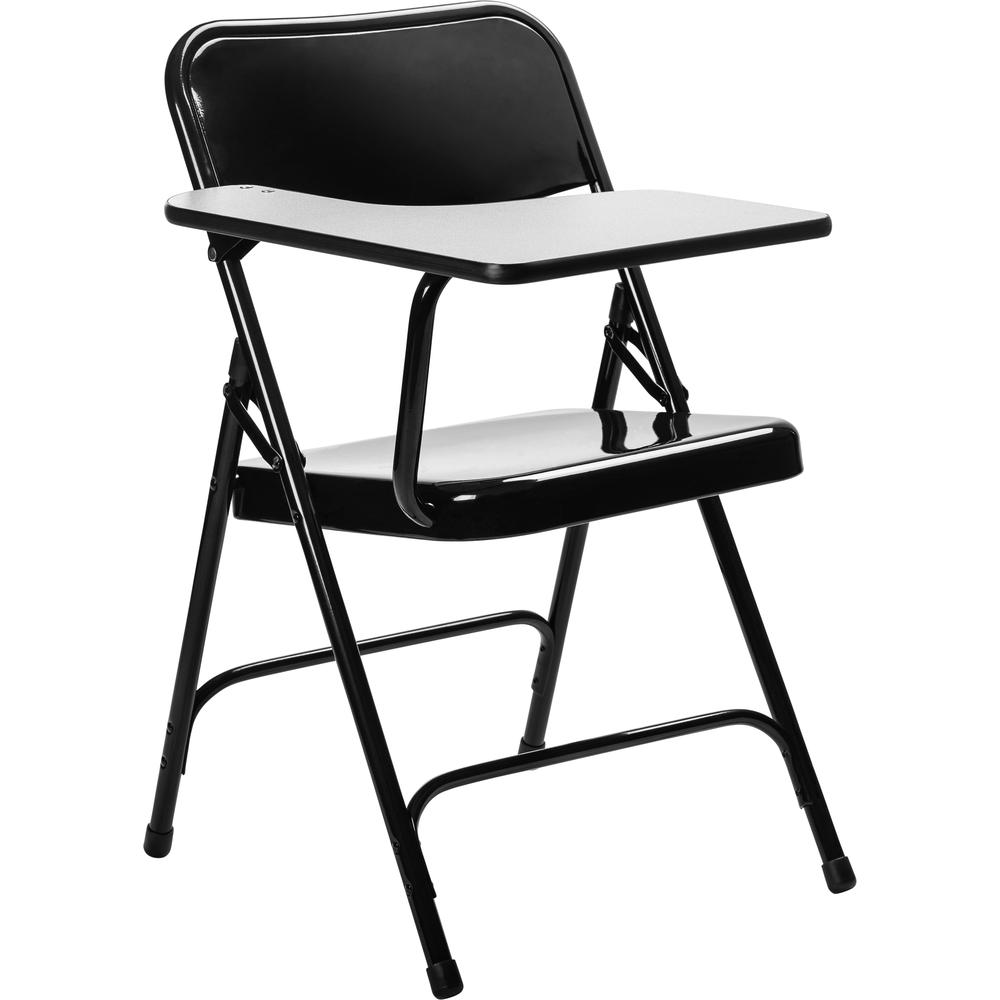 NPS® 5200 Series Tablet Arm Folding Chair, Right Arm, Black (Pack of 2). Picture 3