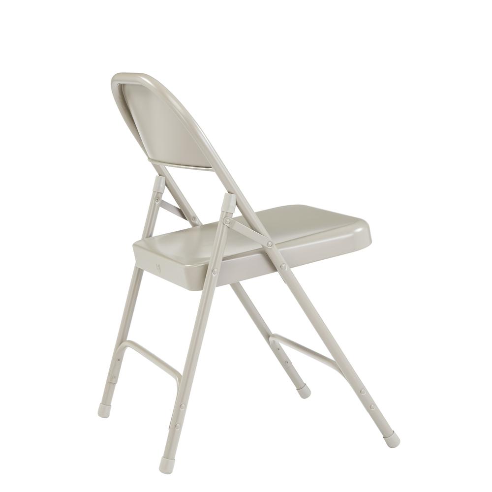 NPS® 50 Series All-Steel Folding Chair, Grey (Pack of 4). Picture 3