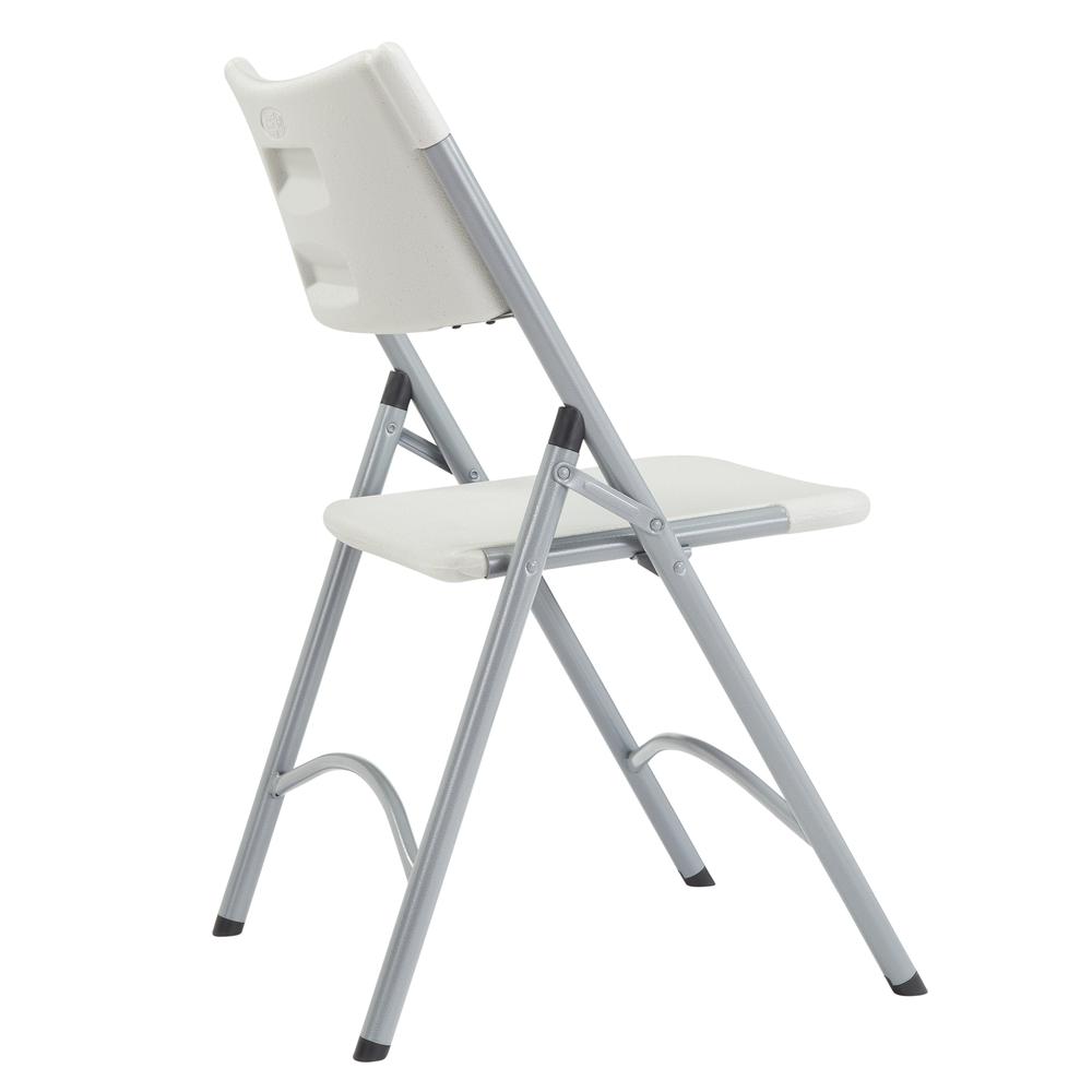 NPS® 600 Series Heavy Duty Plastic Folding Chair, Speckled Grey (Pack of 4). Picture 3