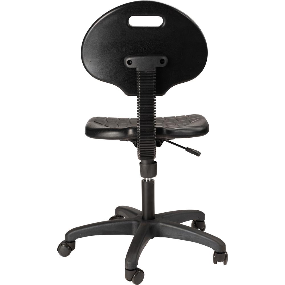 NPS® Polyurethane Task Chair, 16"-21" Height, Black. Picture 5
