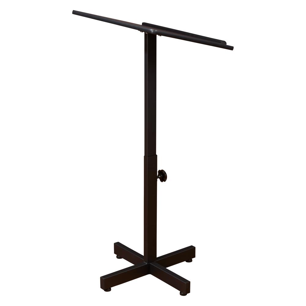 Oklahoma Sound® Portable Presentation Lectern Stand, Cherry. Picture 4