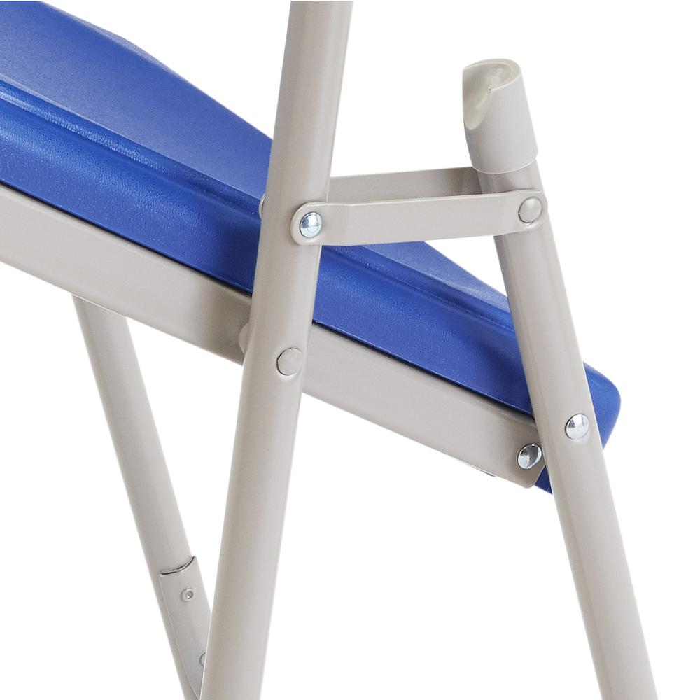 NPS® 800 Series Premium Lightweight Plastic Folding Chair, Blue (Pack of 4). Picture 5