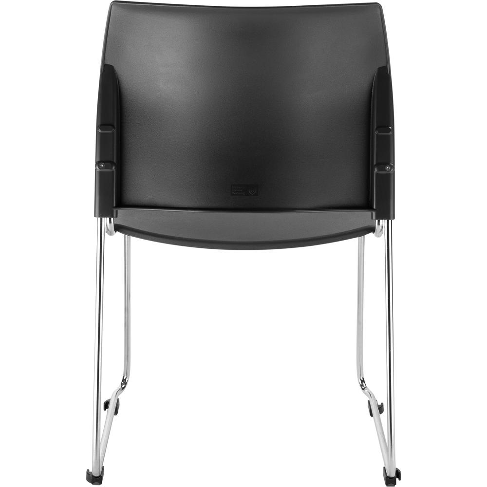 NPS® 8800 Series Cafetorium Plastic Stack Chair, Charcoal. Picture 5