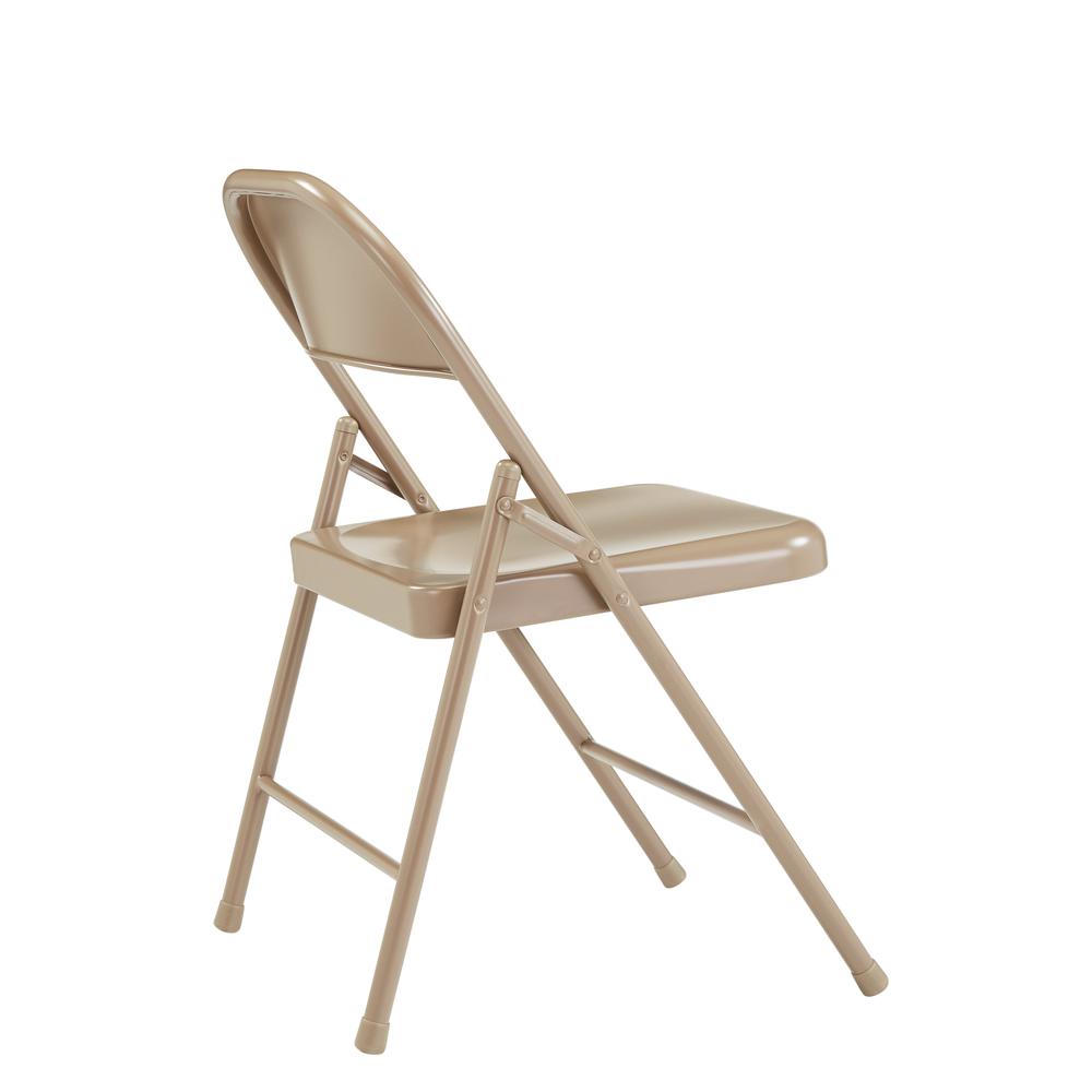 Commercialine® All-Steel Folding Chair, Beige (Pack of 4). Picture 3