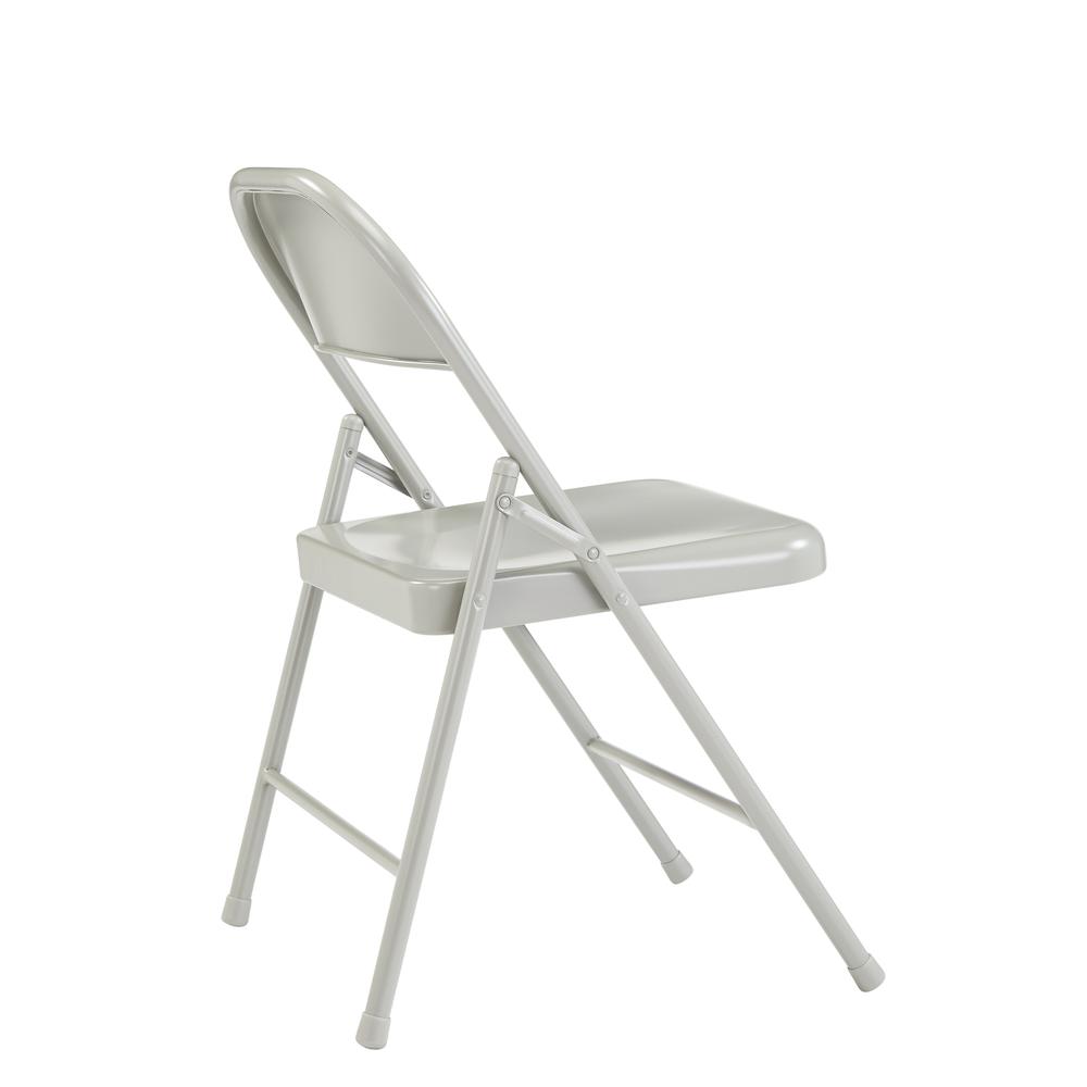 Commercialine® All-Steel Folding Chair, Grey (Pack of 4). Picture 3