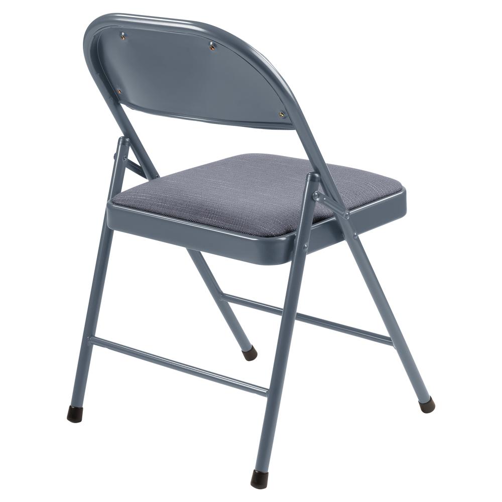 Commercialine® 900 Series Fabric Padded Folding Chair, Star Trail Blue (Pack of 4). Picture 5