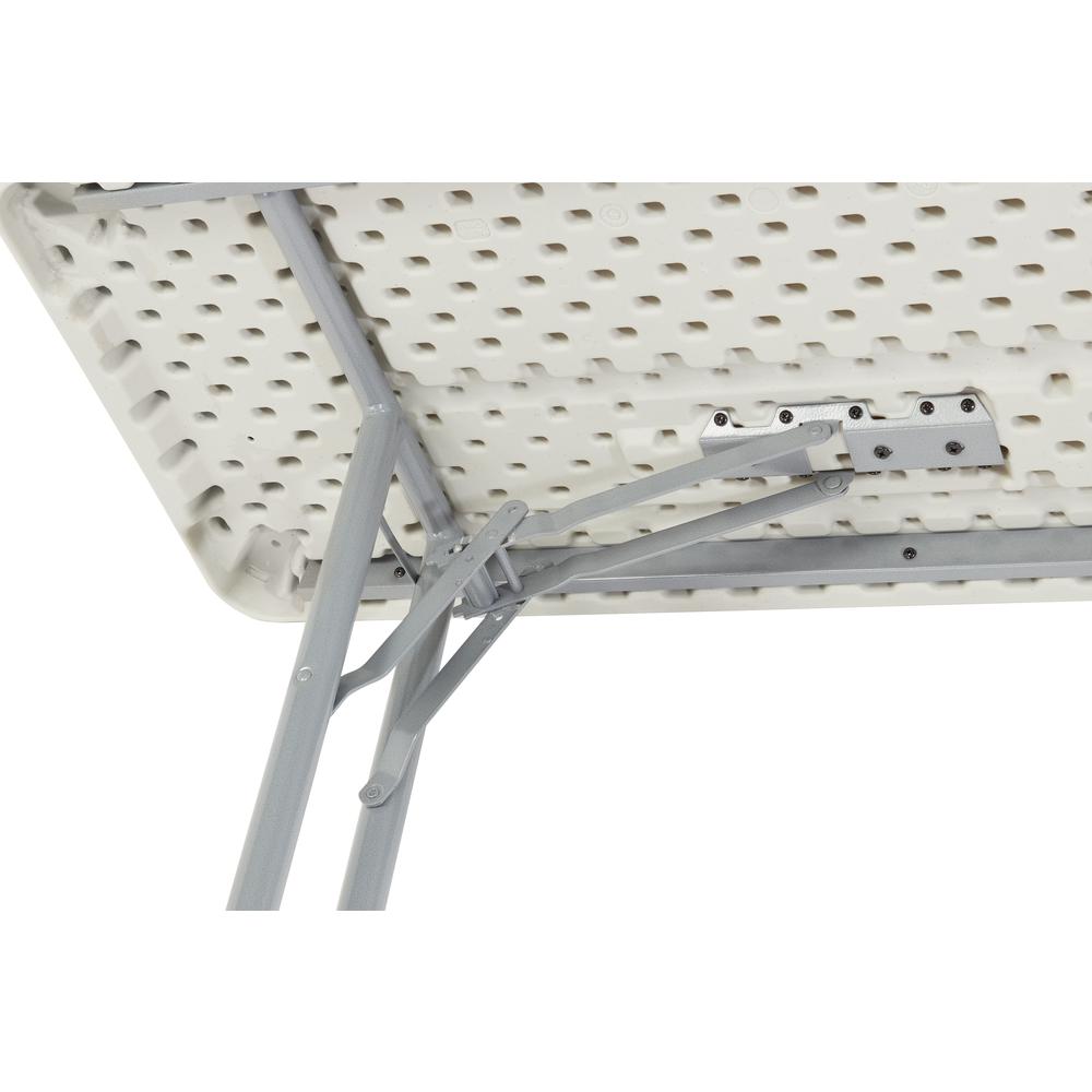 NPS® 18" x 72" Heavy Duty Seminar Folding Table, Speckled Grey. Picture 4