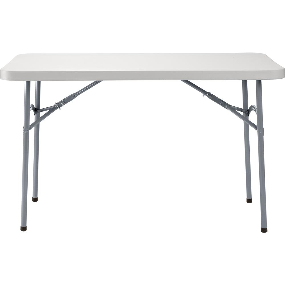 NPS® 24" x 48" Heavy Duty Folding Table, Speckled Gray. Picture 2