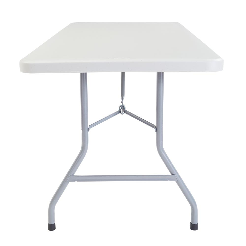 NPS® 30" x 60" Heavy Duty Folding Table, Speckled Gray. Picture 3