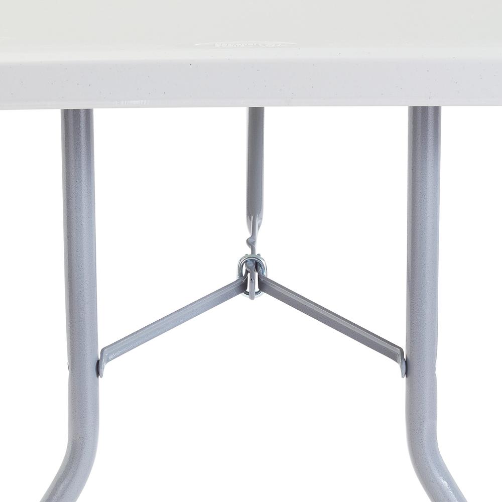 NPS® 30" x 60" Heavy Duty Folding Table, Speckled Gray. Picture 5