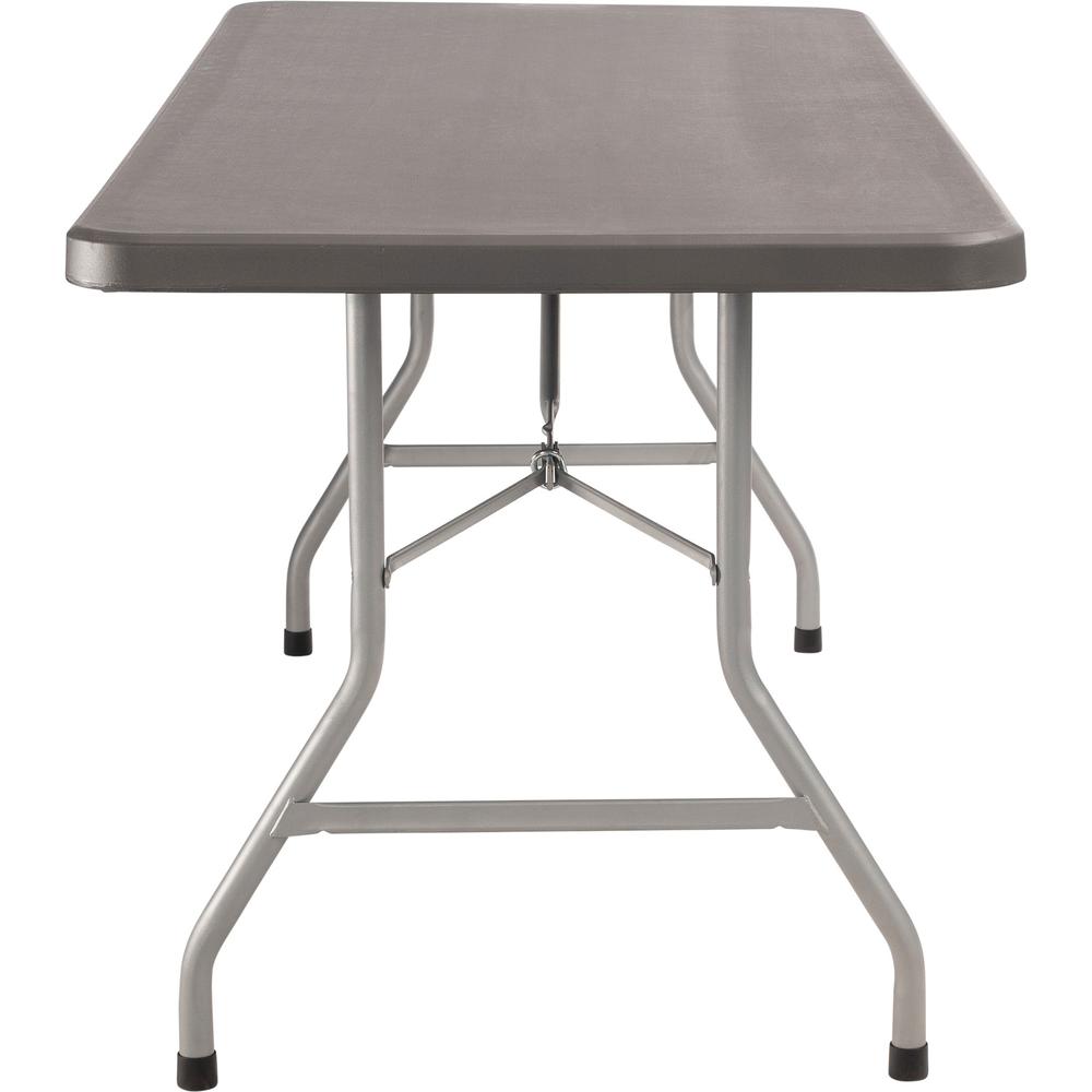 NPS® 30" x 72" Heavy Duty Folding Table, Charcoal Slate. Picture 3