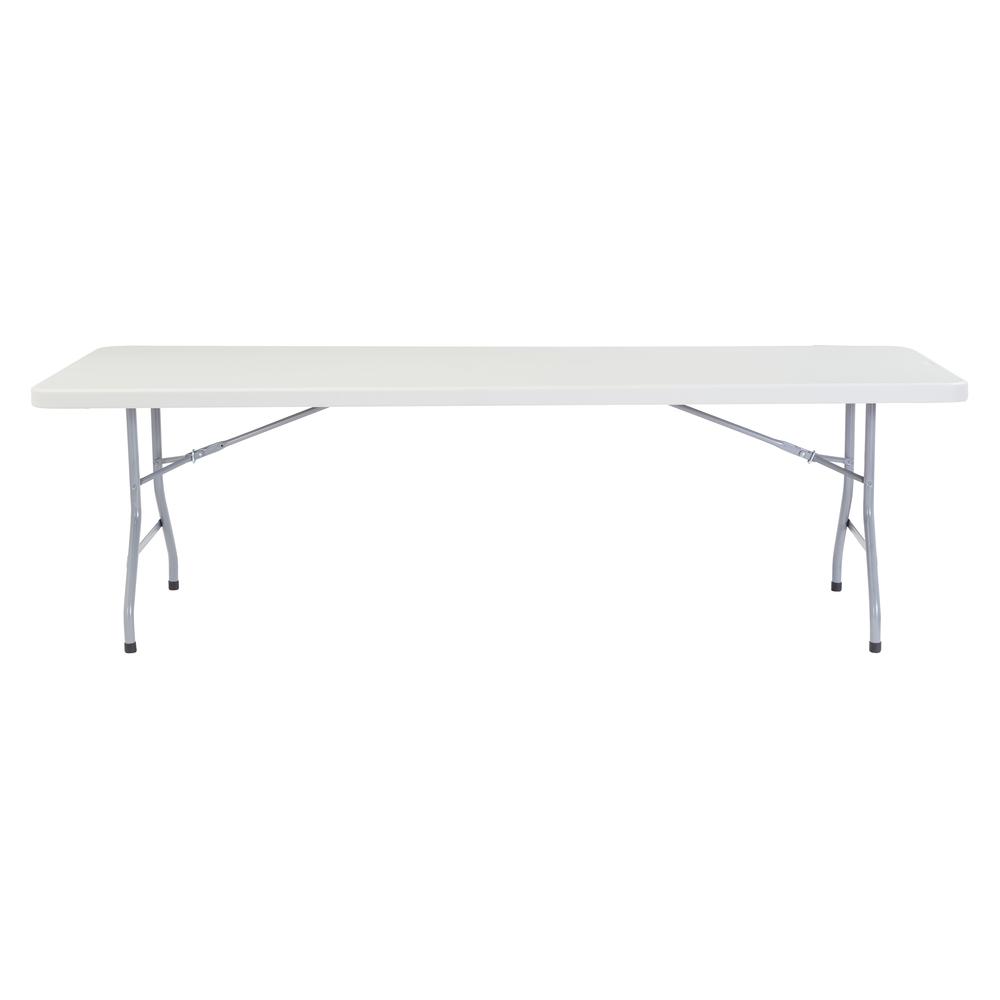 NPS® 30" x 96" Heavy Duty Folding Table, Speckled Gray. Picture 2