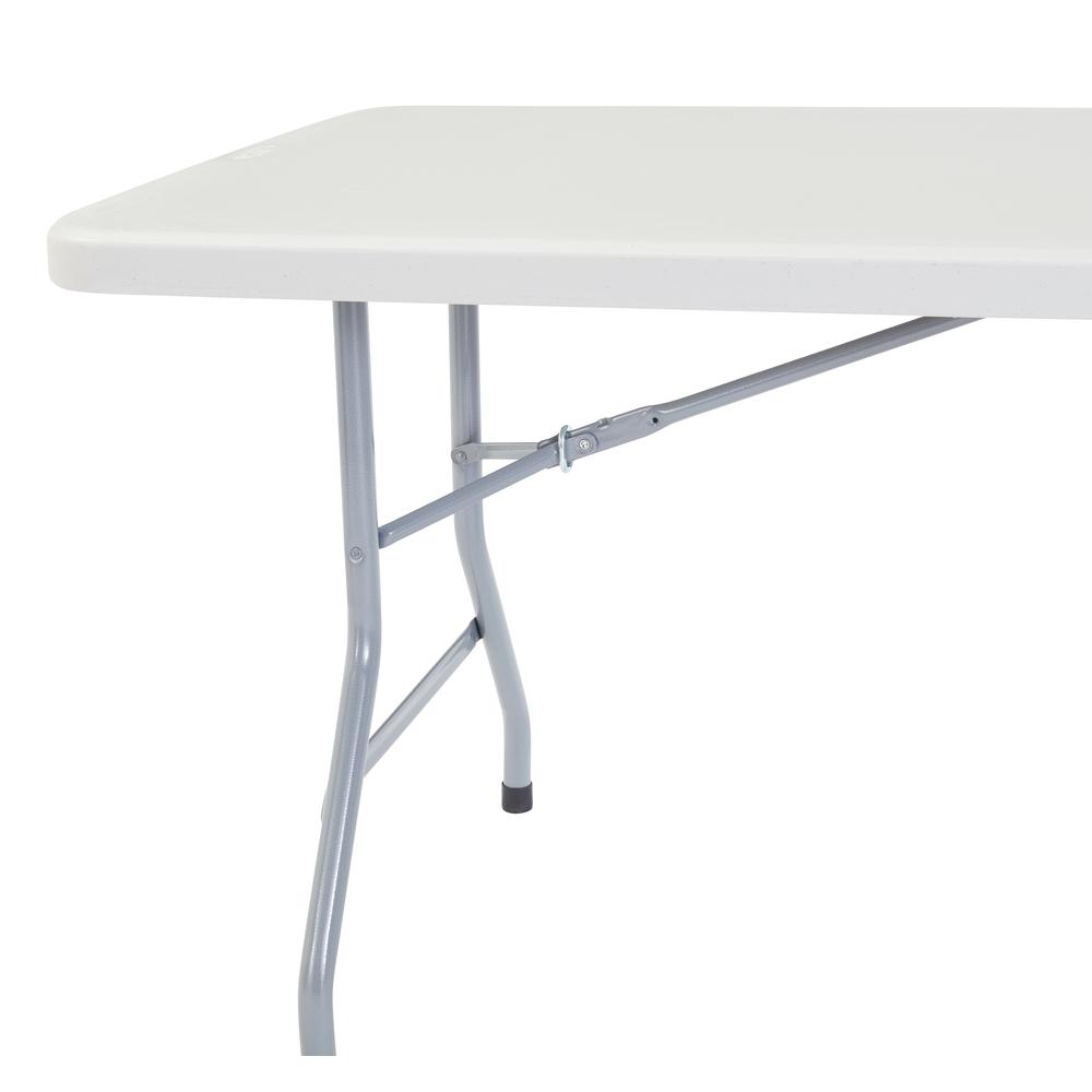 NPS® 30" x 96" Heavy Duty Folding Table, Speckled Gray. Picture 4