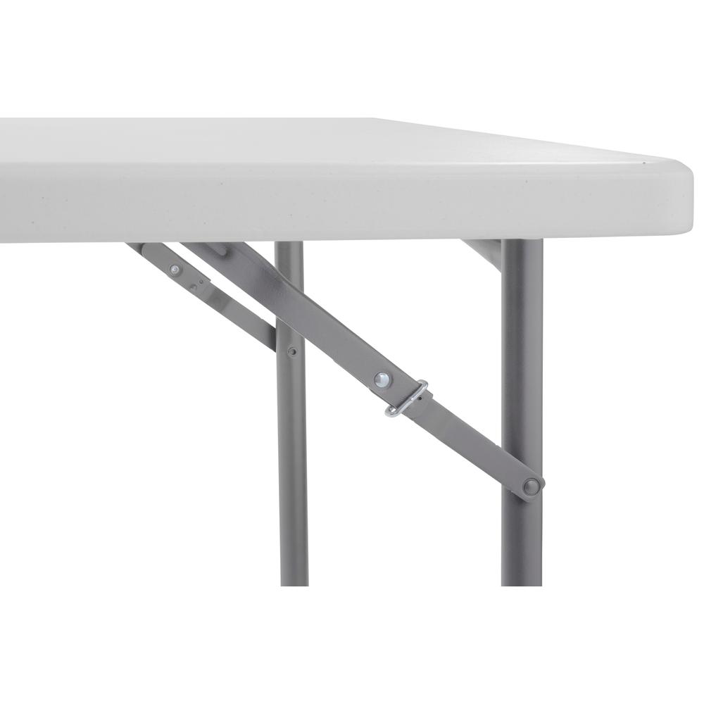 NPS® 36" x 36" Heavy Duty Folding Table, Speckled Gray. Picture 5