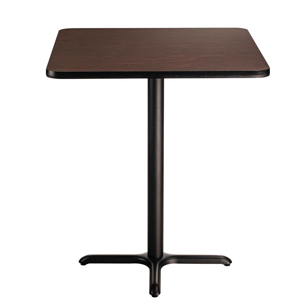 NPS® Café Table, 36" Square, "X" Base, 42" Height, Particleboard Core/T-Mold. Picture 2