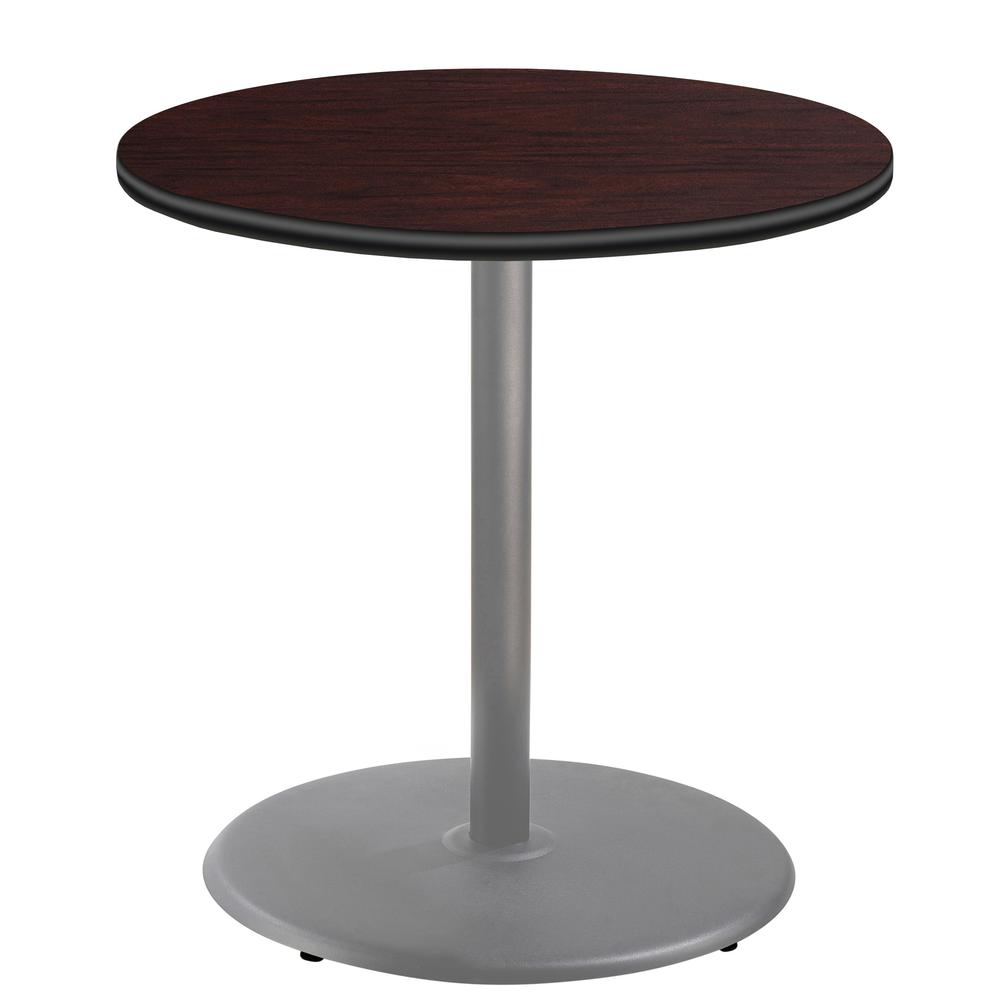 NPS® Café Table, 36" Round, Round Base, 36" Height, Particleboard Core/T-Mold. Picture 1