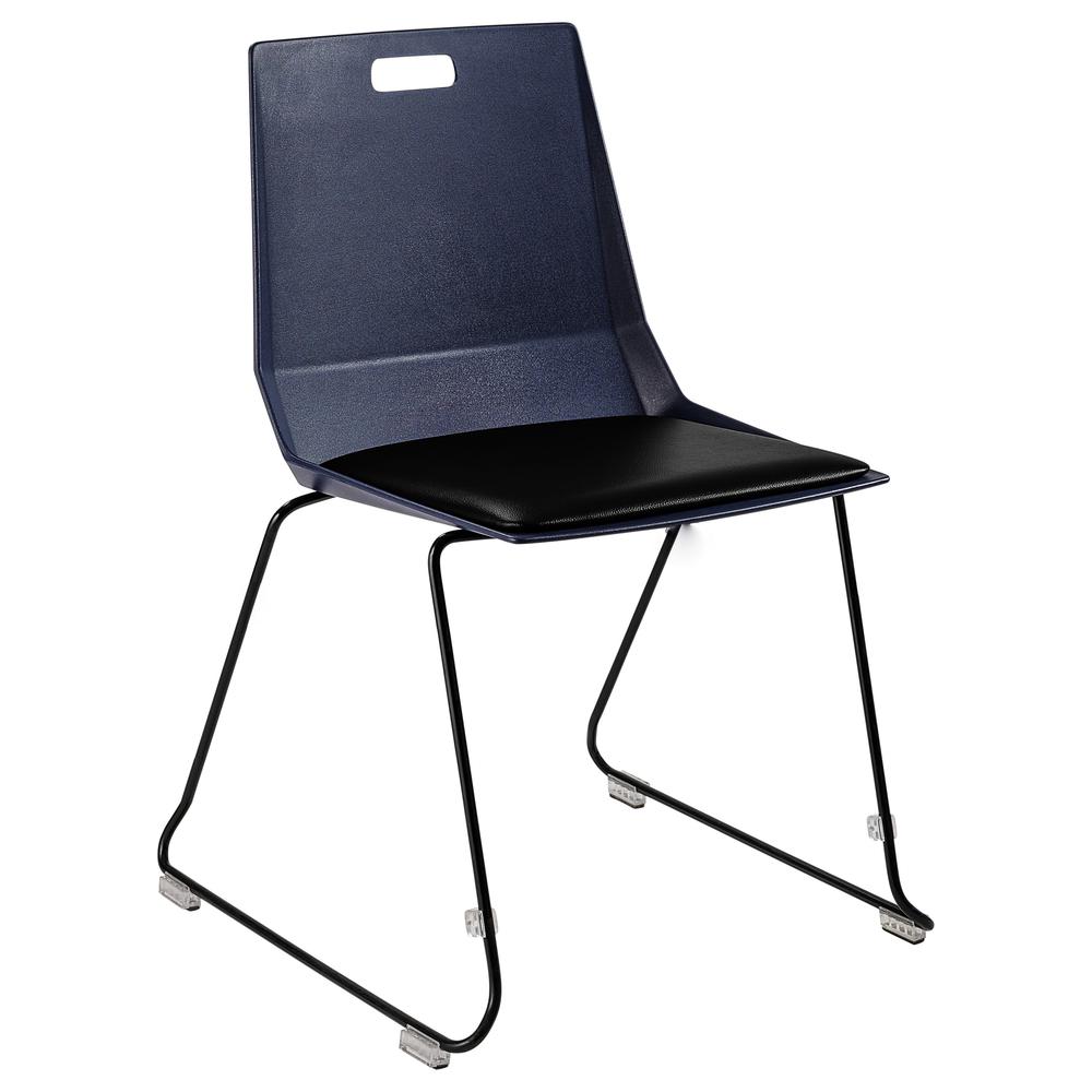 NPS® LūvraFlex Chair, Poly Back/Padded Seat - Multi. Picture 1