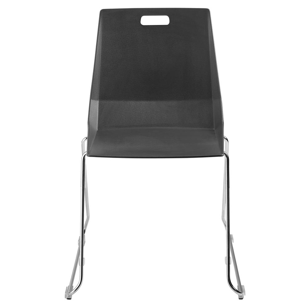 NPS® LūvraFlex Chair, Poly Back/Seat, Black. Picture 2
