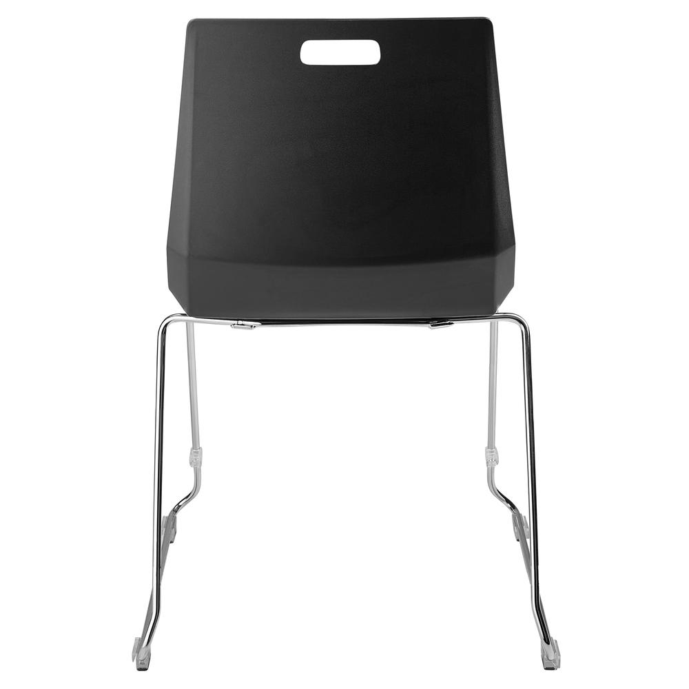 NPS® LūvraFlex Chair, Poly Back/Seat, Black. Picture 5