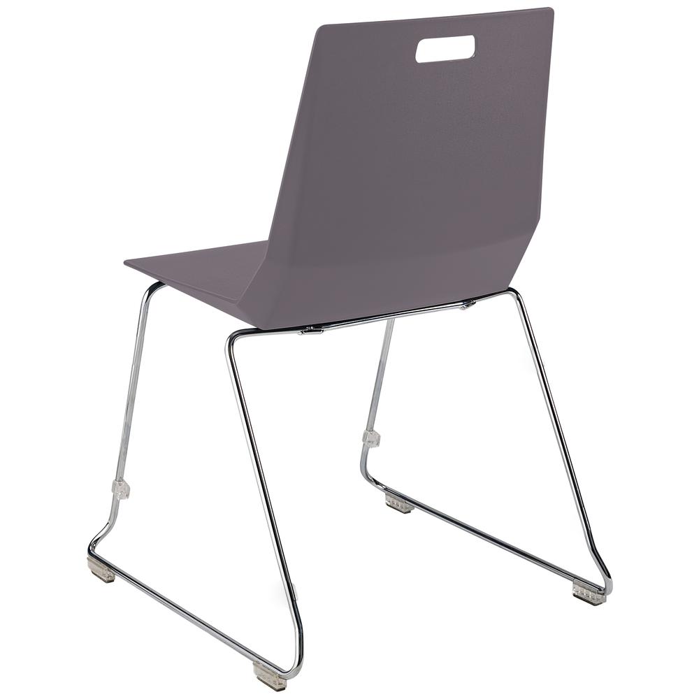 NPS® LūvraFlex Chair, Poly Back/Seat, Grey. Picture 3