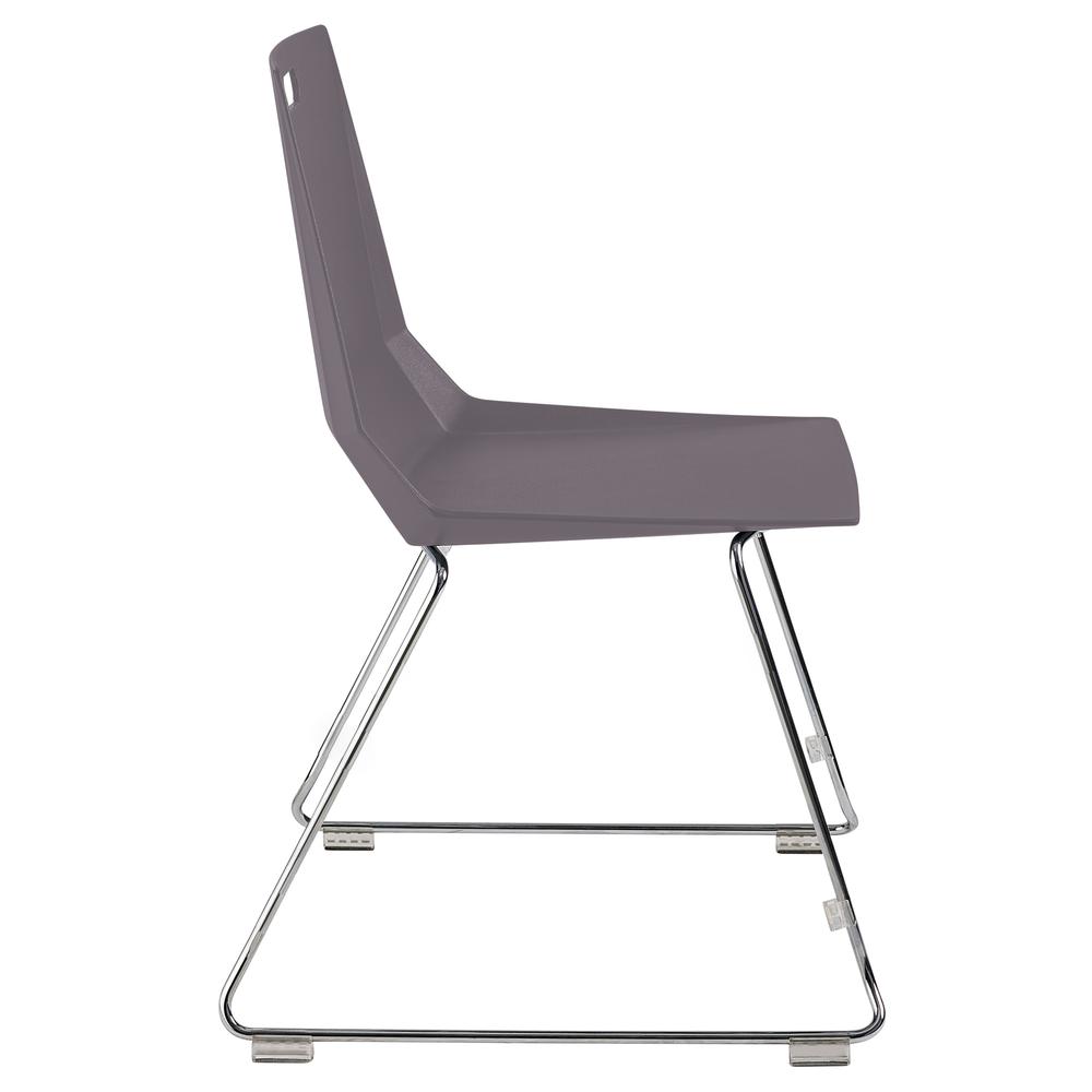 NPS® LūvraFlex Chair, Poly Back/Seat, Grey. Picture 4