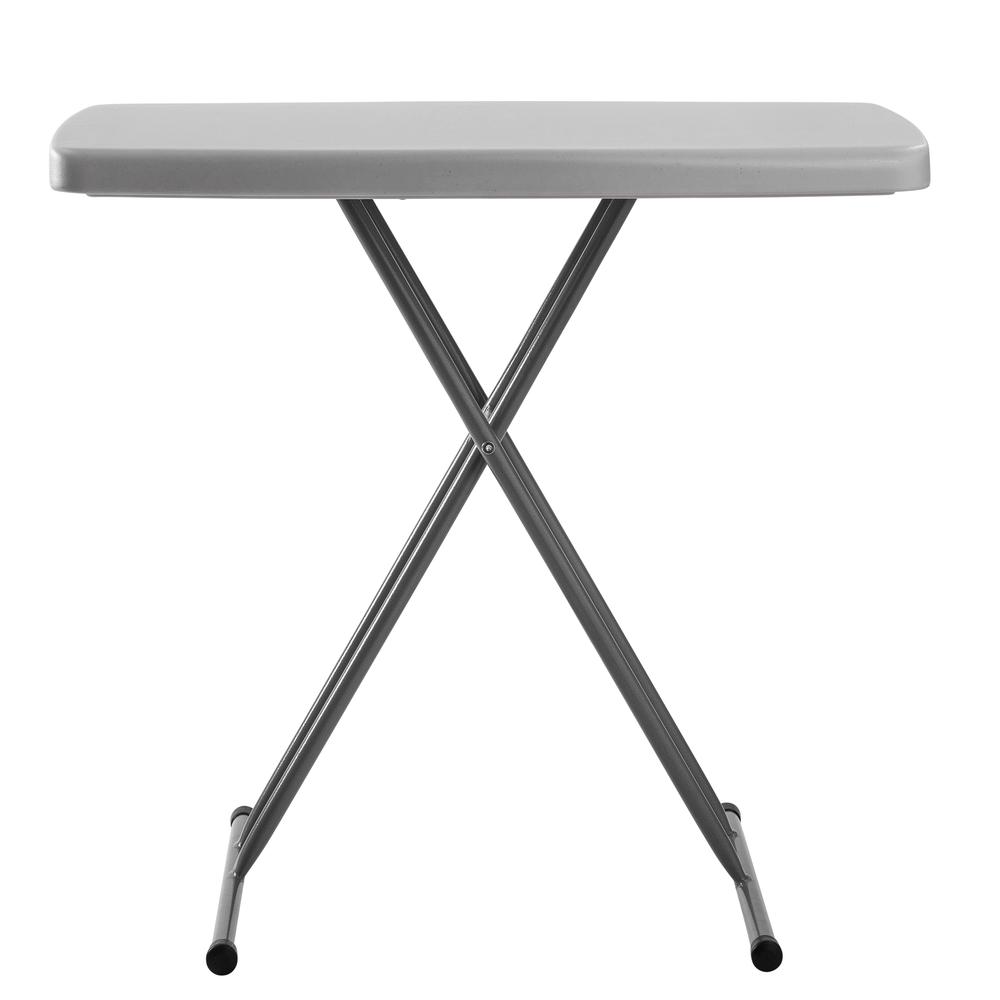 Commercialine® 20 x 30 Height Adjustable Personal Folding Table, Speckled Grey. Picture 4