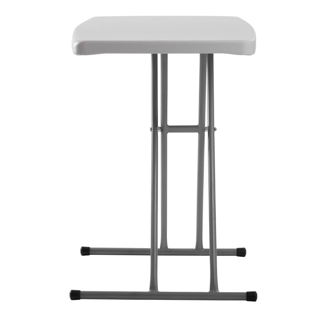 Commercialine® 20 x 30 Height Adjustable Personal Folding Table, Speckled Grey. Picture 5