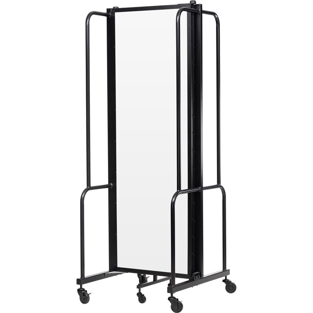 NPS® Room Divider, 6' Height, 3 Sections, Clear Acrylic Panels. Picture 3