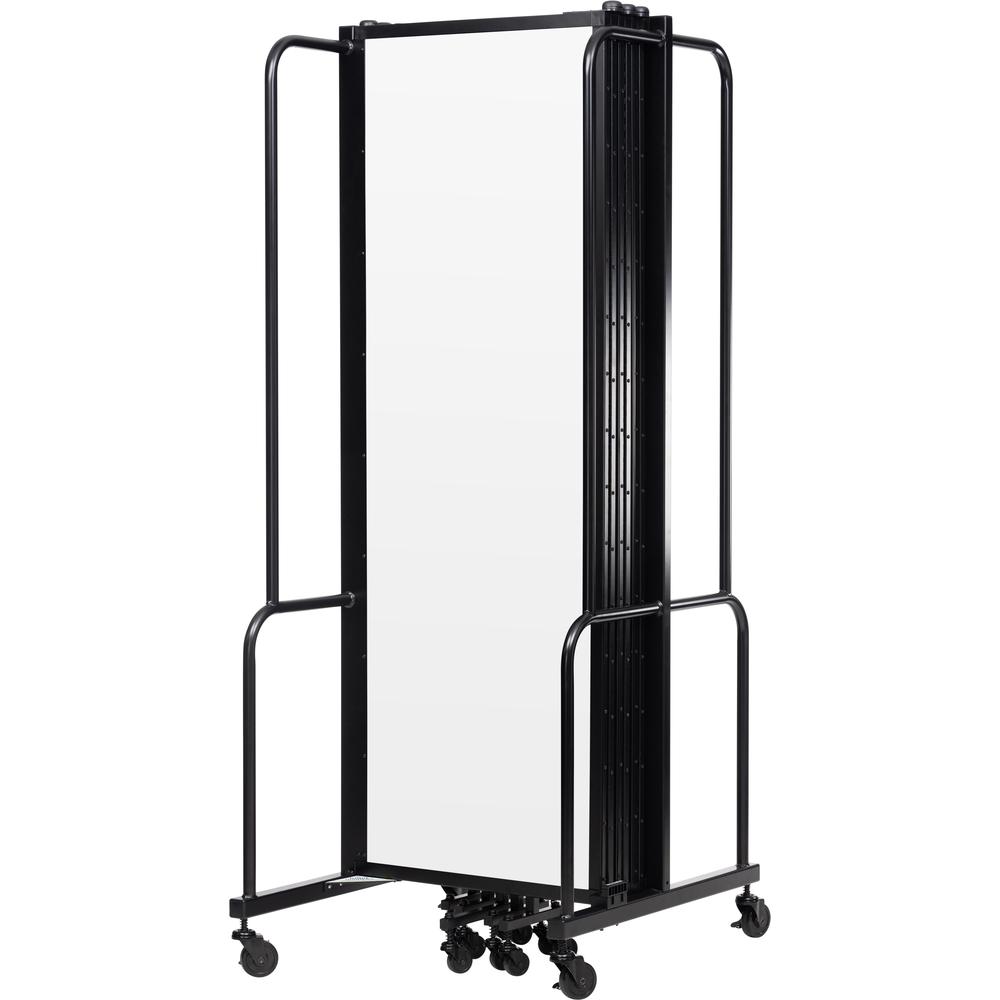 NPS® Room Divider, 6' Height, 7 Sections, Clear Acrylic Panels. Picture 4