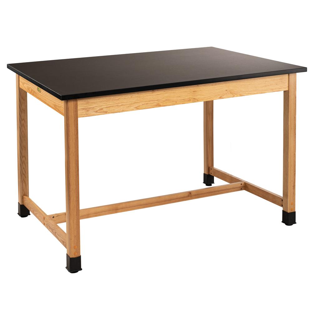 NPS® Wood Science Lab Table, 42 x 60 x 36, Chemical Resistant Top. Picture 1