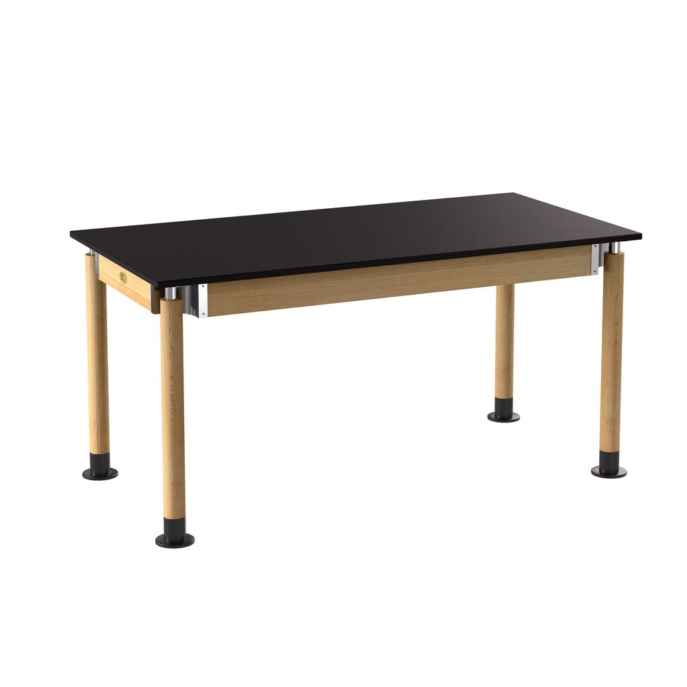 NPS® Signature Science Lab Table, Oak, 30 x 60, Phenolic Top,. Picture 1