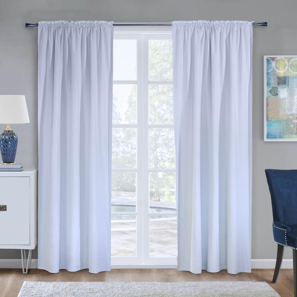 Ultimate Curtain Liner Multi Header Window Dressing 45 x 56 in White. Picture 1