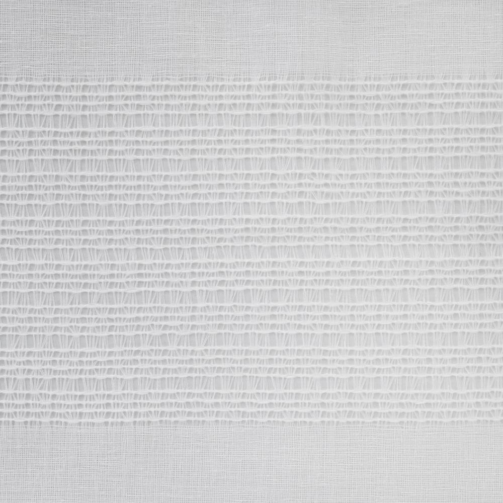 Lindsey Back Tab Curtain Panel 52 x 63 in White. Picture 5