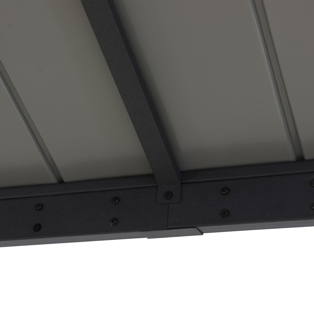 Pritchard Heavy Duty Outdoor Carport with Powder-coated  Steel Roof and Frame. Picture 15