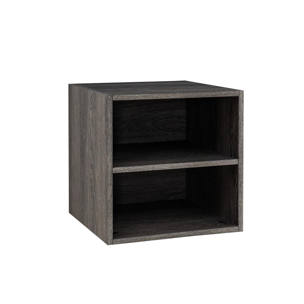 Quub Split Cabinet, Space Saving Stackable MDF Wood Cabinet for Living Room. Picture 1