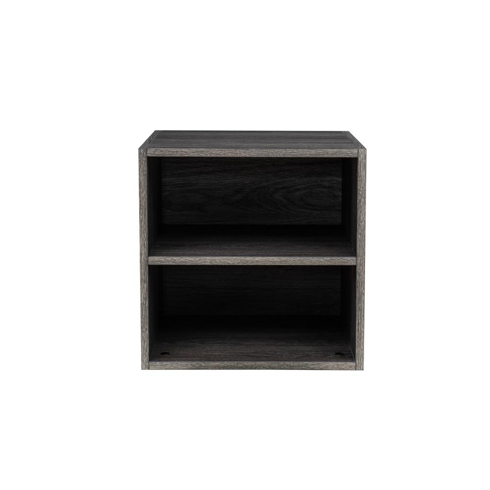 Quub Split Cabinet, Space Saving Stackable MDF Wood Cabinet for Living Room. Picture 2