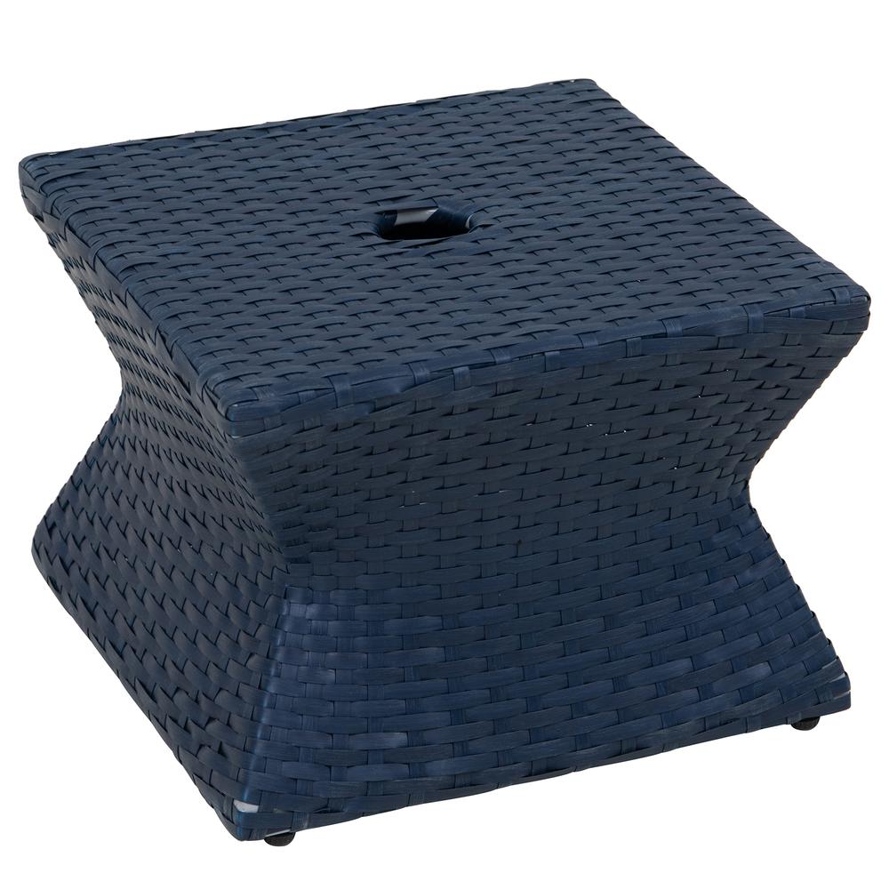 Pickford Umbrella Side Table (Navy). Picture 6