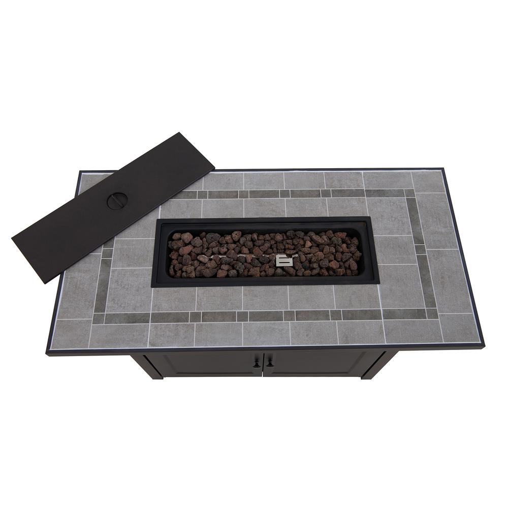 Smokeless Fire Pit Kit Propane Fire Pit Table Outdoor Propane Tank Gas Fire Pit. Picture 12