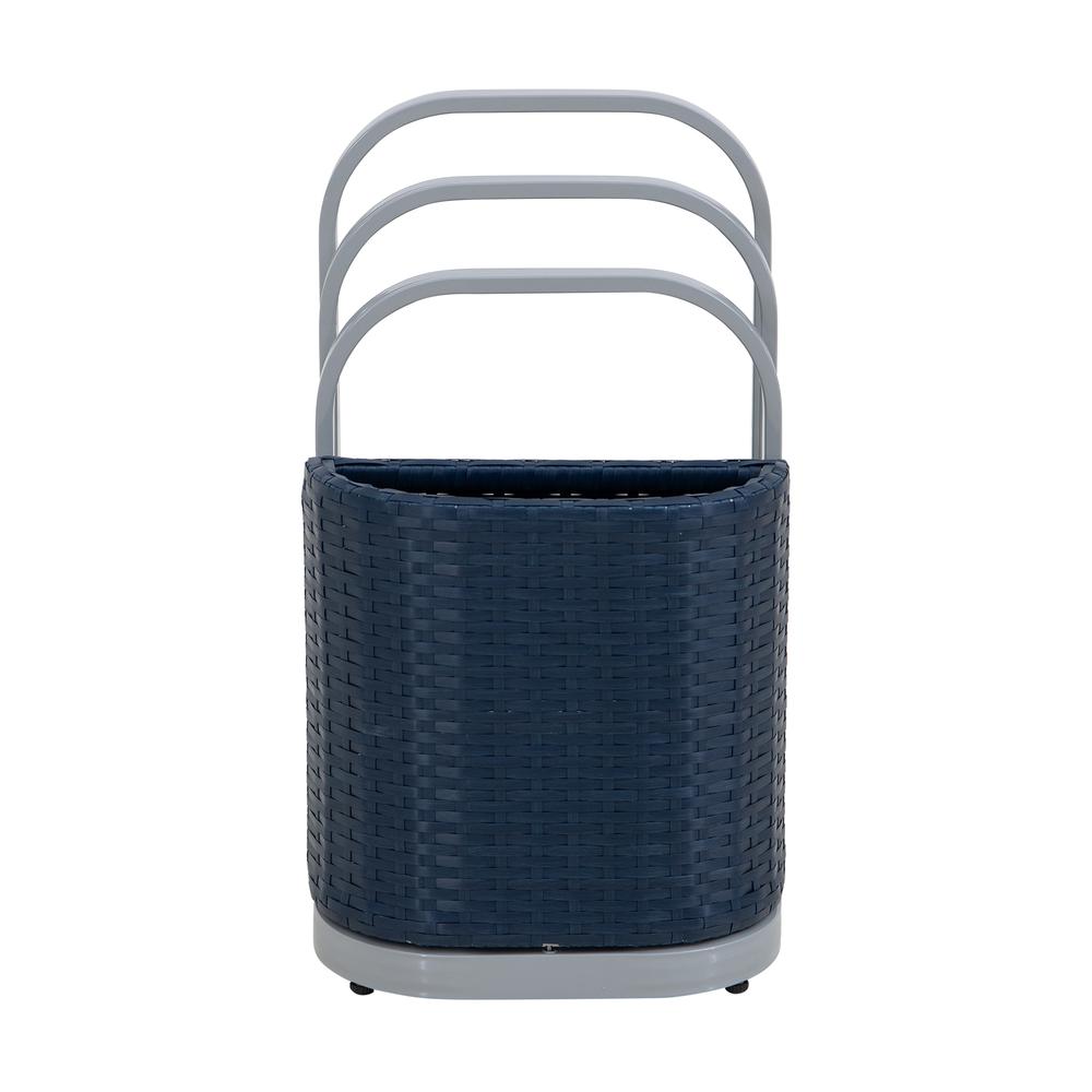 Pickford Towel Rack and Hamper (Navy). Picture 10