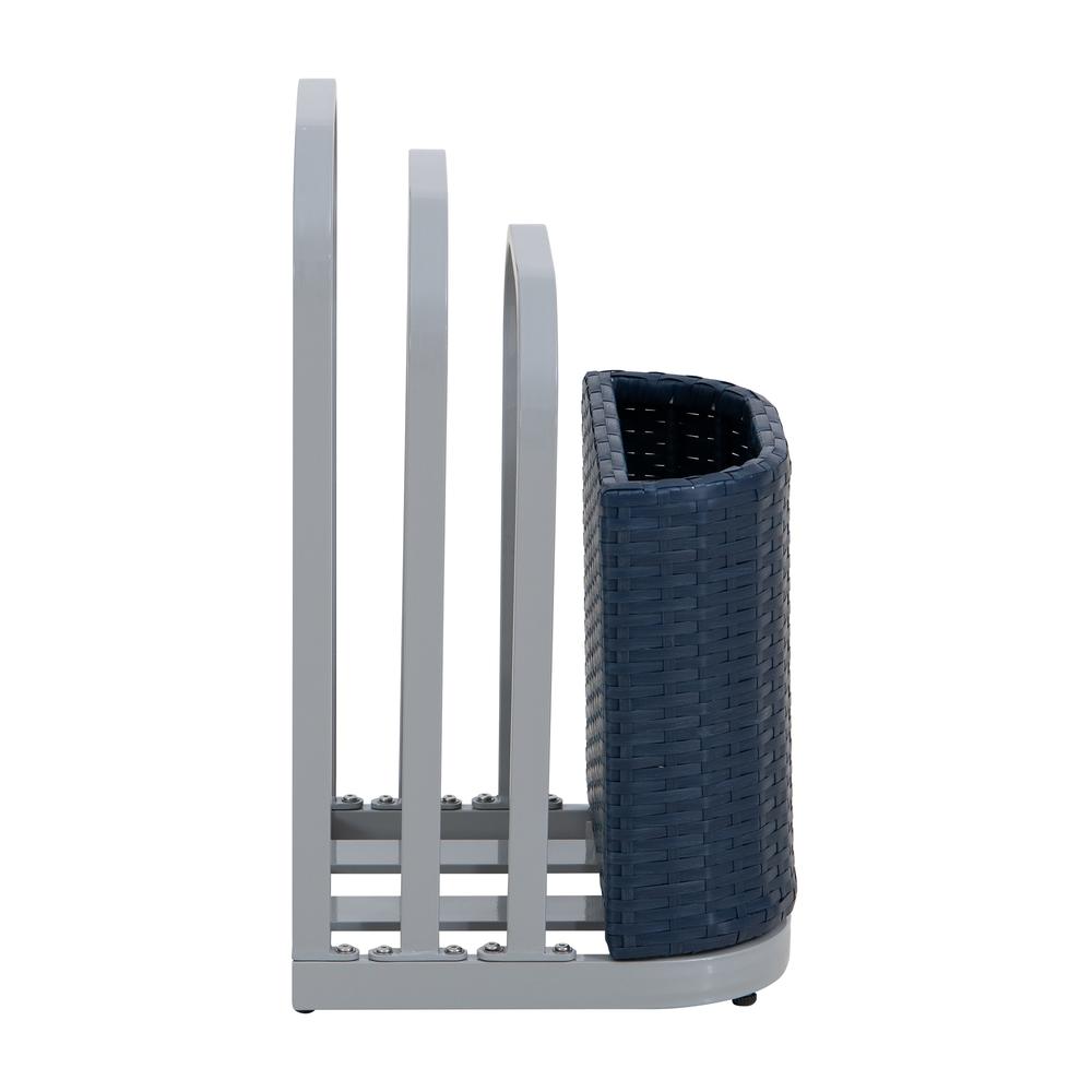 Pickford Towel Rack and Hamper (Navy). Picture 11