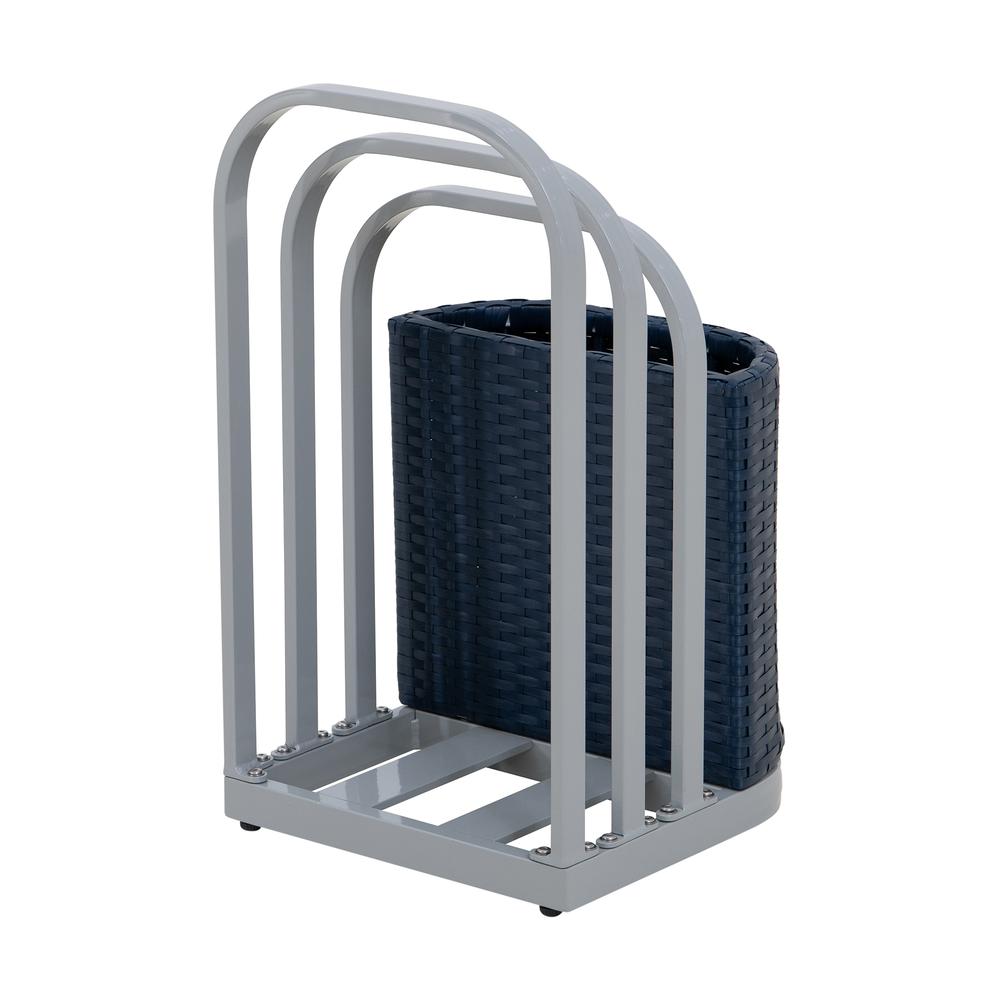Pickford Towel Rack and Hamper (Navy). Picture 13