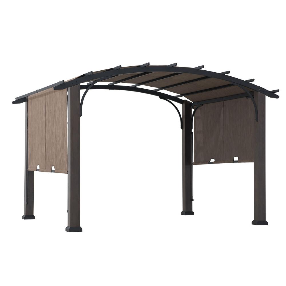 10 ft. x 12 ft. Dylon arched roof Pergola. Picture 1