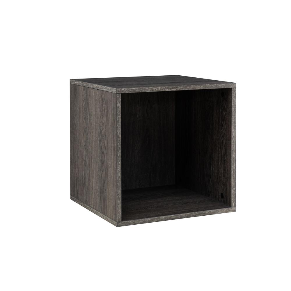 Quub Open Cabinet, Space Saving Stackable MDF Wood Cabinet for Living Room. Picture 1