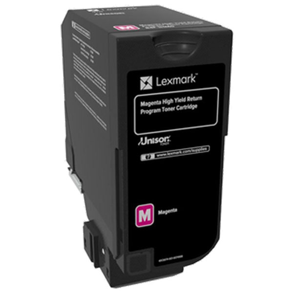 Lexmark CX725 High Yield Magenta Return Program Toner Cartridge for US Government (16000 Yield) (TAA Compliant Version of 84C1HM0). The main picture.